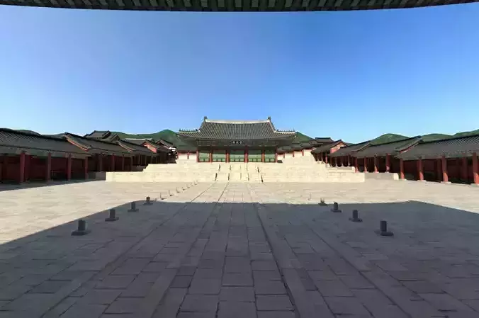 Korea Gyeonghuigung Palace oriental temple House