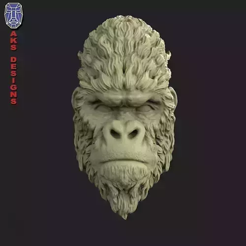 Gorilla 1 bas relief