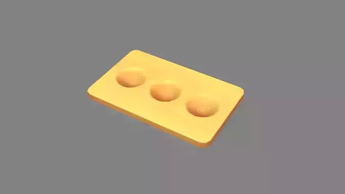 Cartoon egg tray - egg support