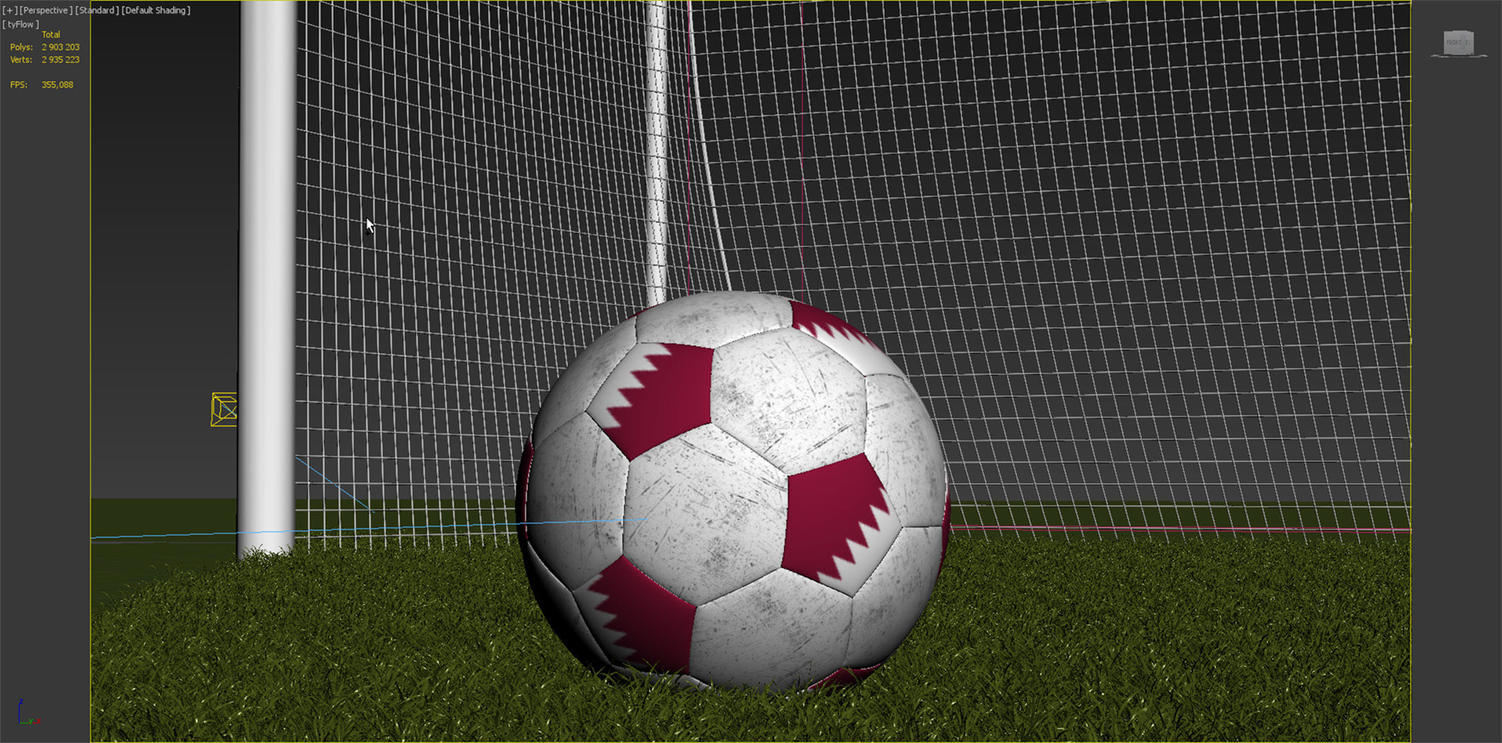 World cup Soccer Ball 2021 3D model_6