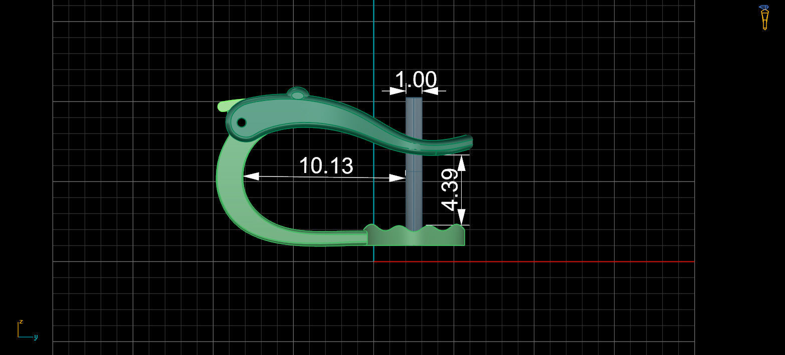 Lock for earrings 2 3D print model_3