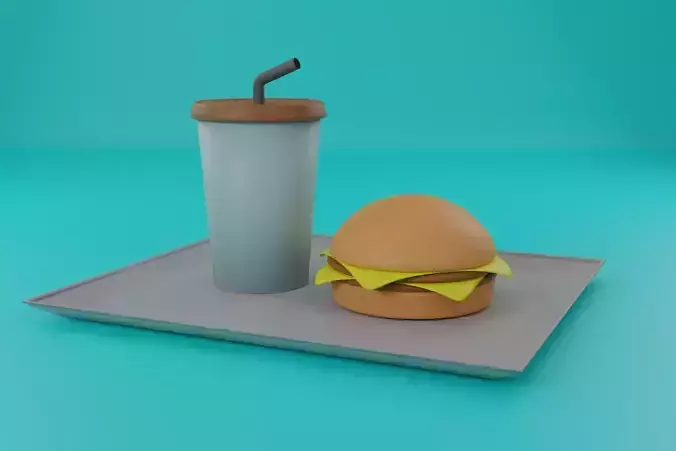 junk food 3D model