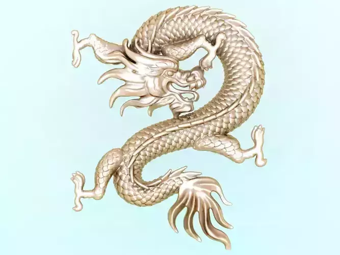 Dragon for jewelry -  Dragon for pendant - N1021