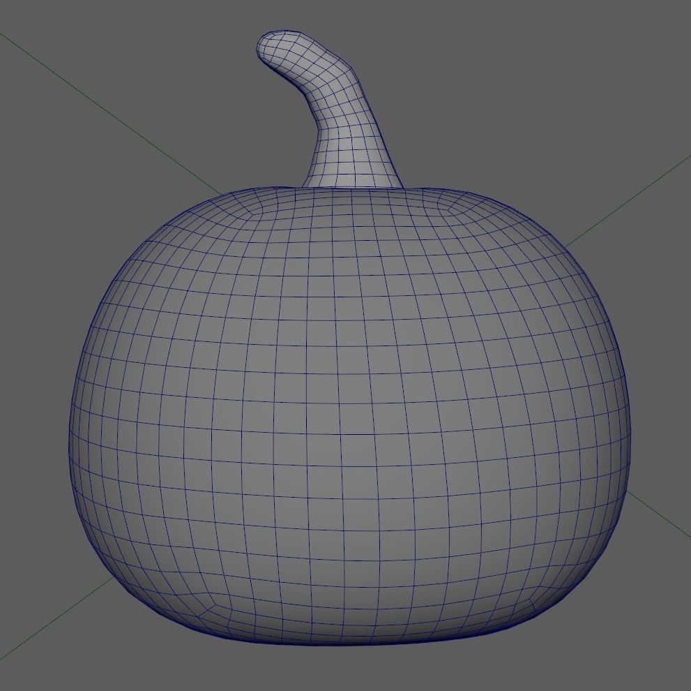 Halloween Pumpkin 3d model Low-Poly PBR Low-poly 3D model_8