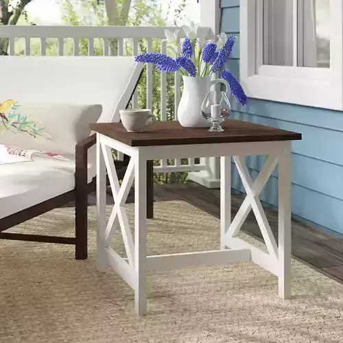 Fequiere Wood Side End Designer Table