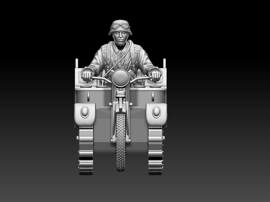 kettenkrad SdKfz 2 3D print model_1