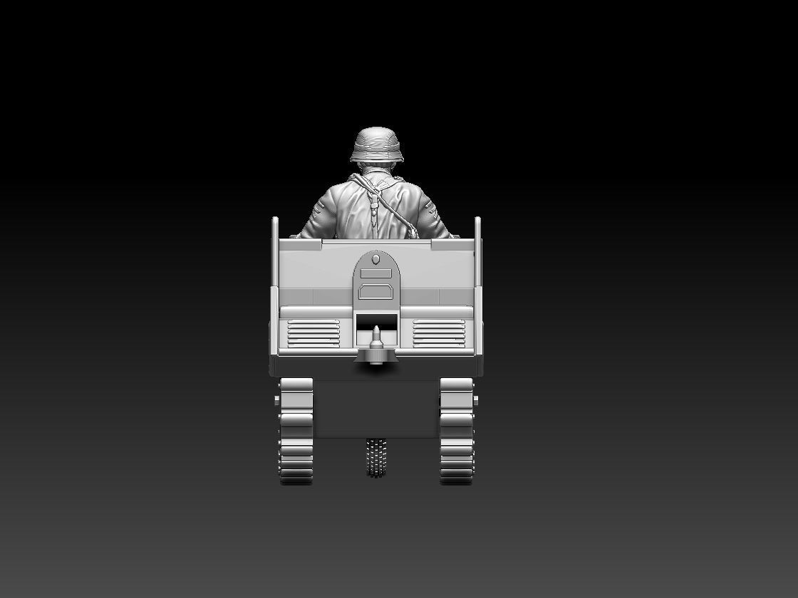 kettenkrad SdKfz 2 3D print model_6