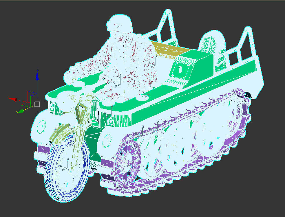 kettenkrad SdKfz 2 3D print model_5