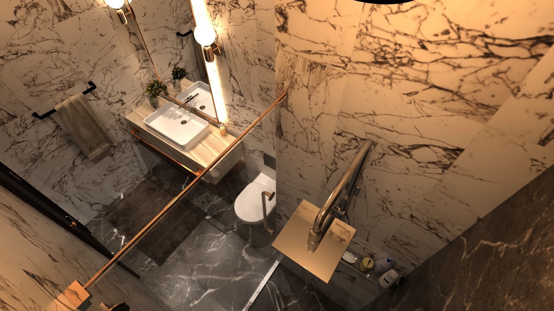 BATHROOM design vray 4 skp 3D model_3