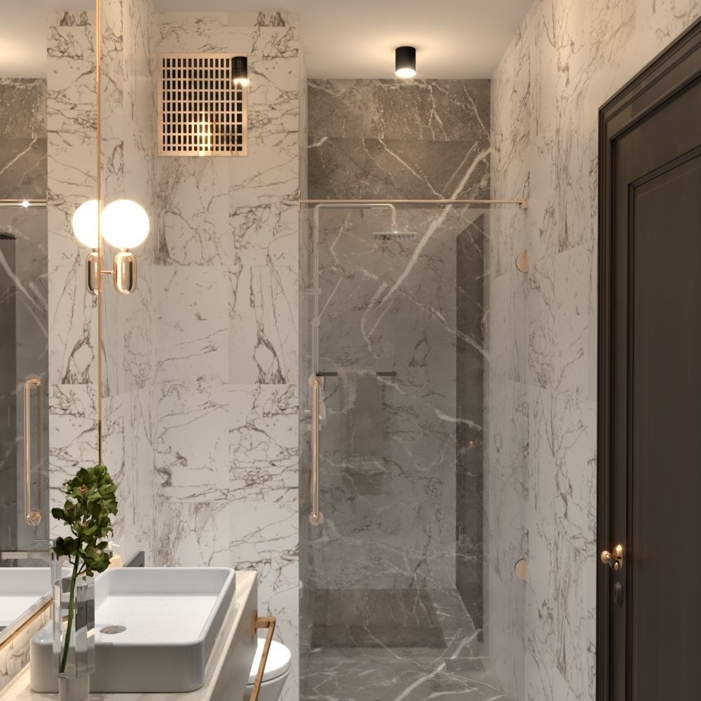 BATHROOM design vray 4 skp 3D model_2