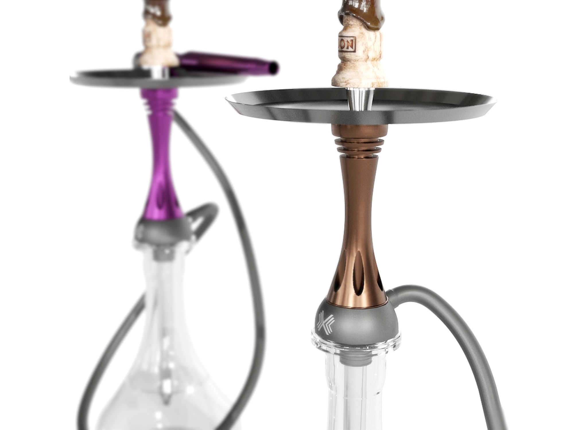 3D Alpha Hookah - Model X 3D model_2
