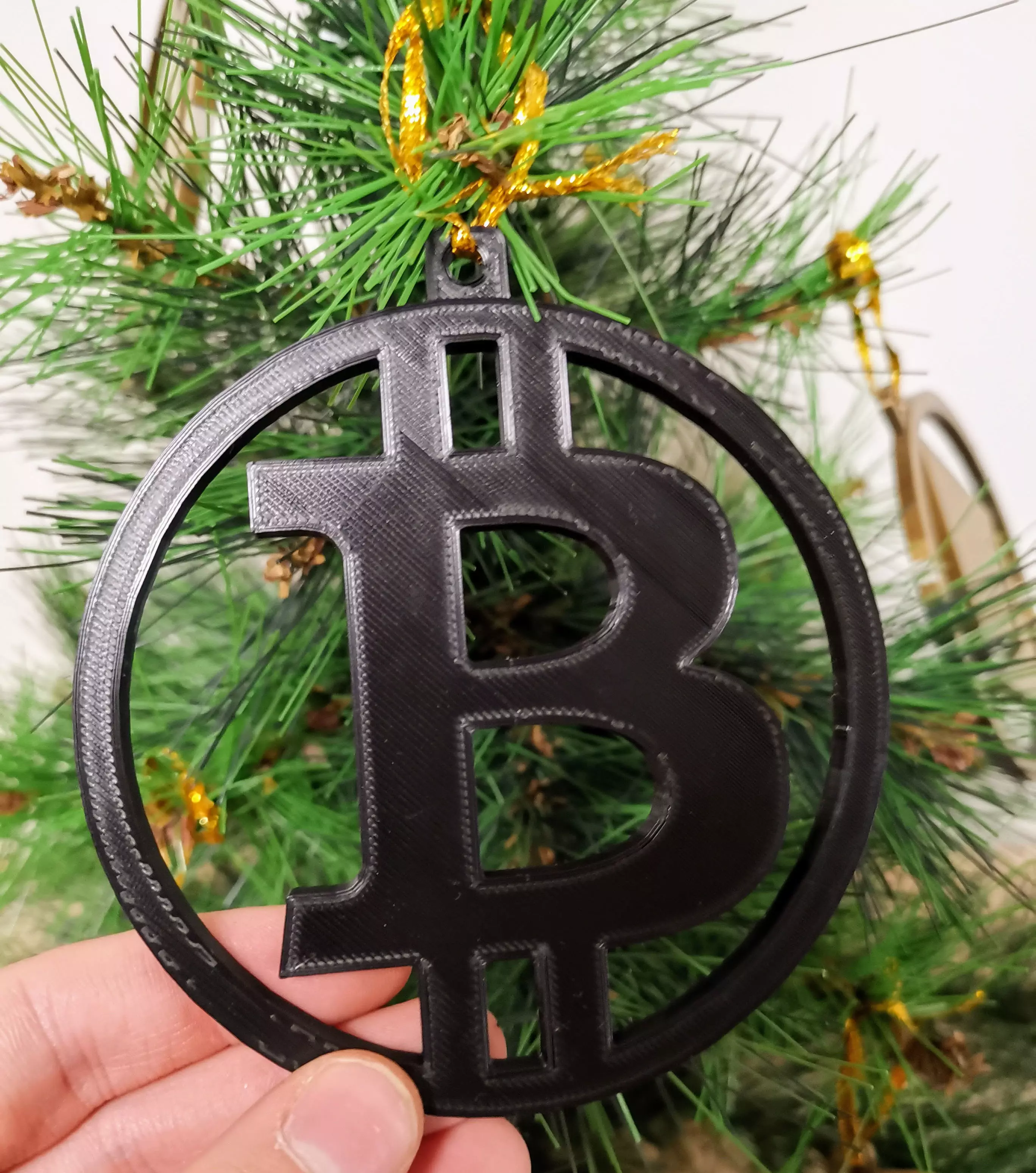 Cryptocurrency Christmas Ornaments 3D print model_0