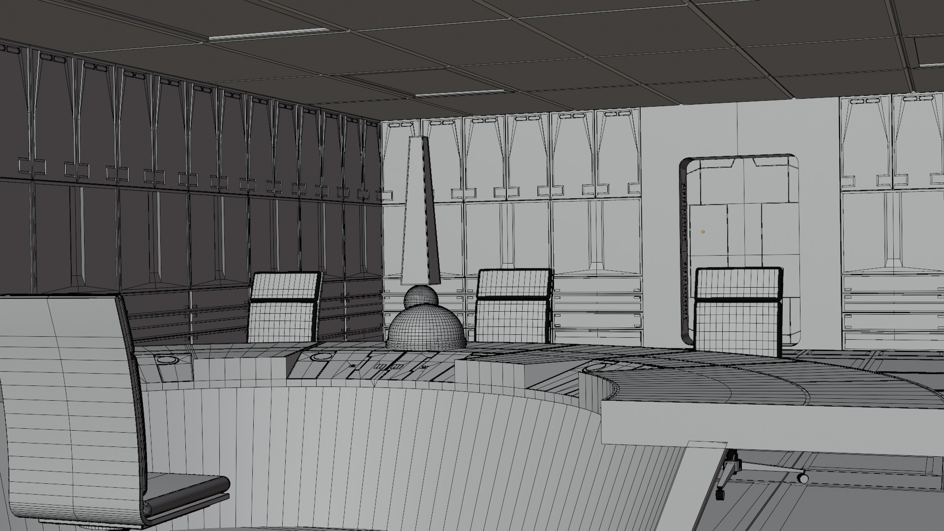 Imperial Governors Office 3D model_7