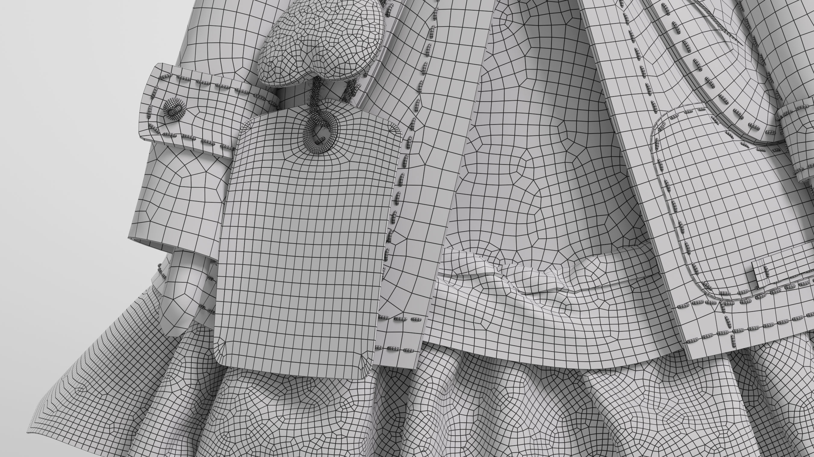 Tilda doll 01 3D model_5