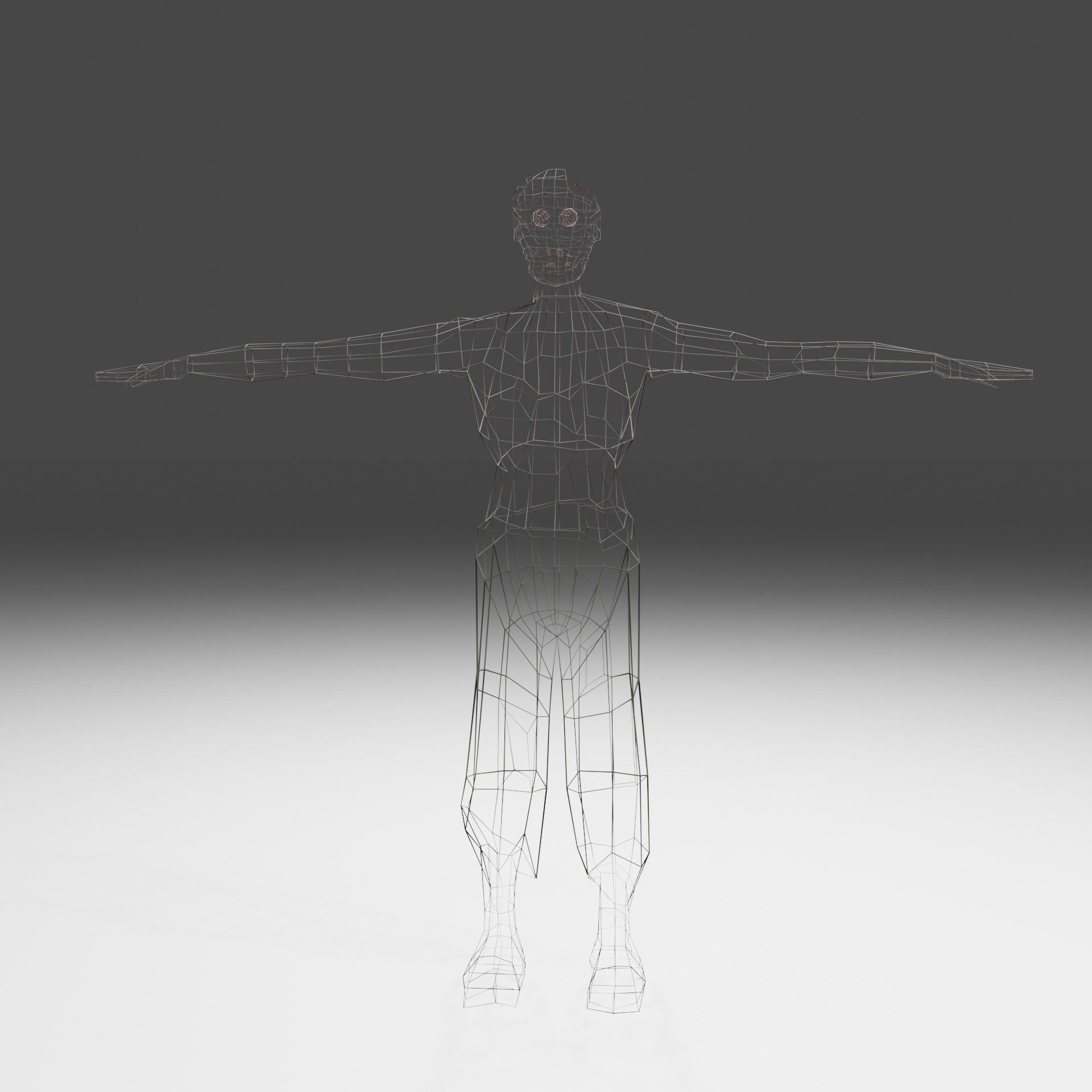 Male Zombie 01 Asset Rigged Unity FBX low-poly 3D model Low-poly 3D model_5