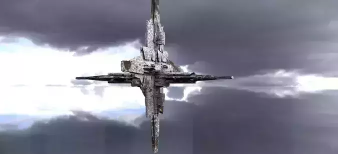 Ancient alien Tower Ship