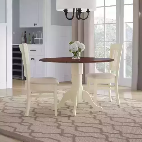 Thornhill Rubberwood Dining Set - 3 Colour