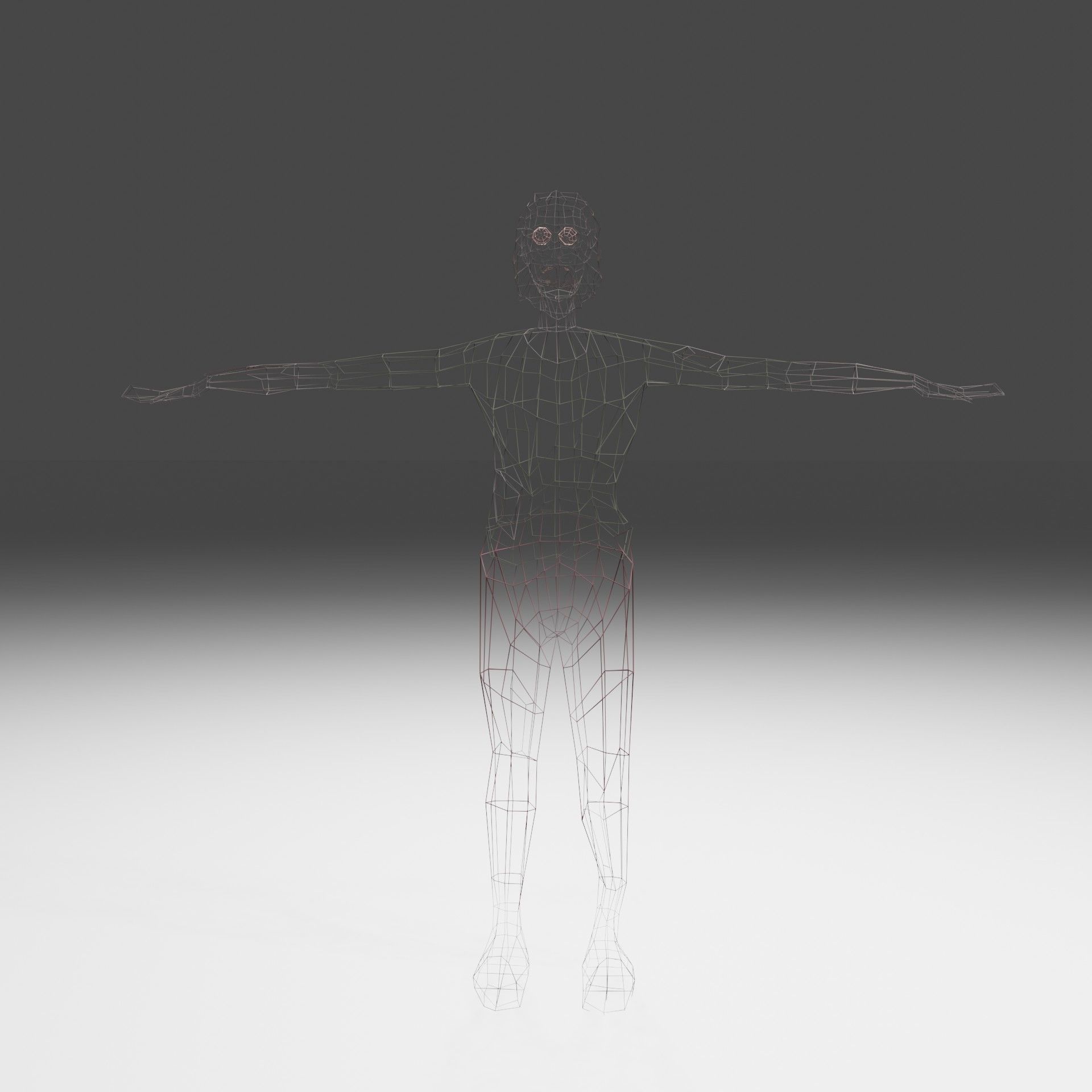 Female Zombie 01 Asset Rigged Unity FBX low-poly 3D model Low-poly 3D model_5