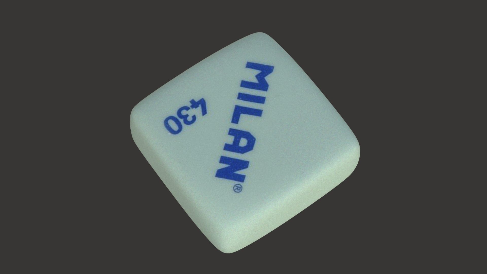 Eraser milan dice 3D model_4