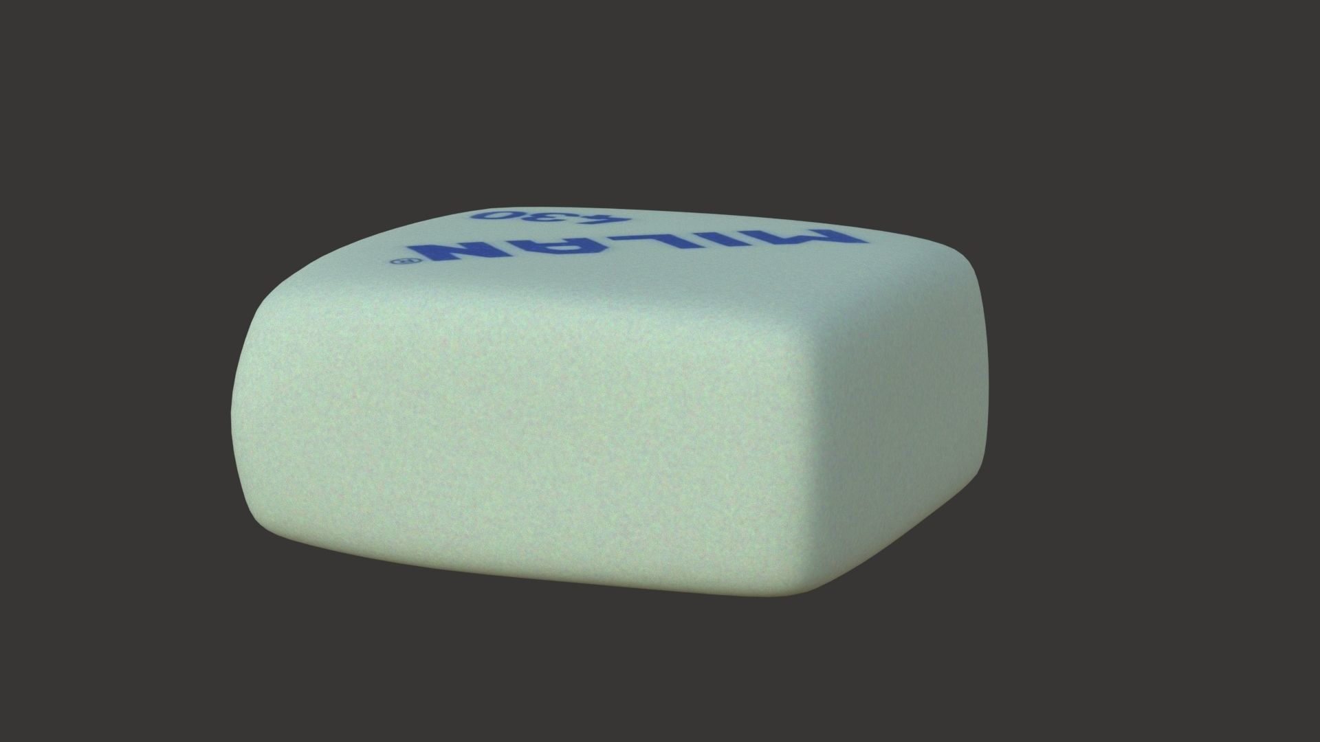 Eraser milan dice 3D model_2