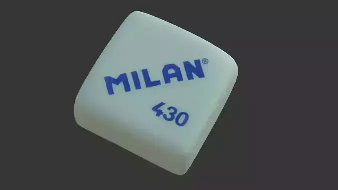 Eraser milan dice 3D model
