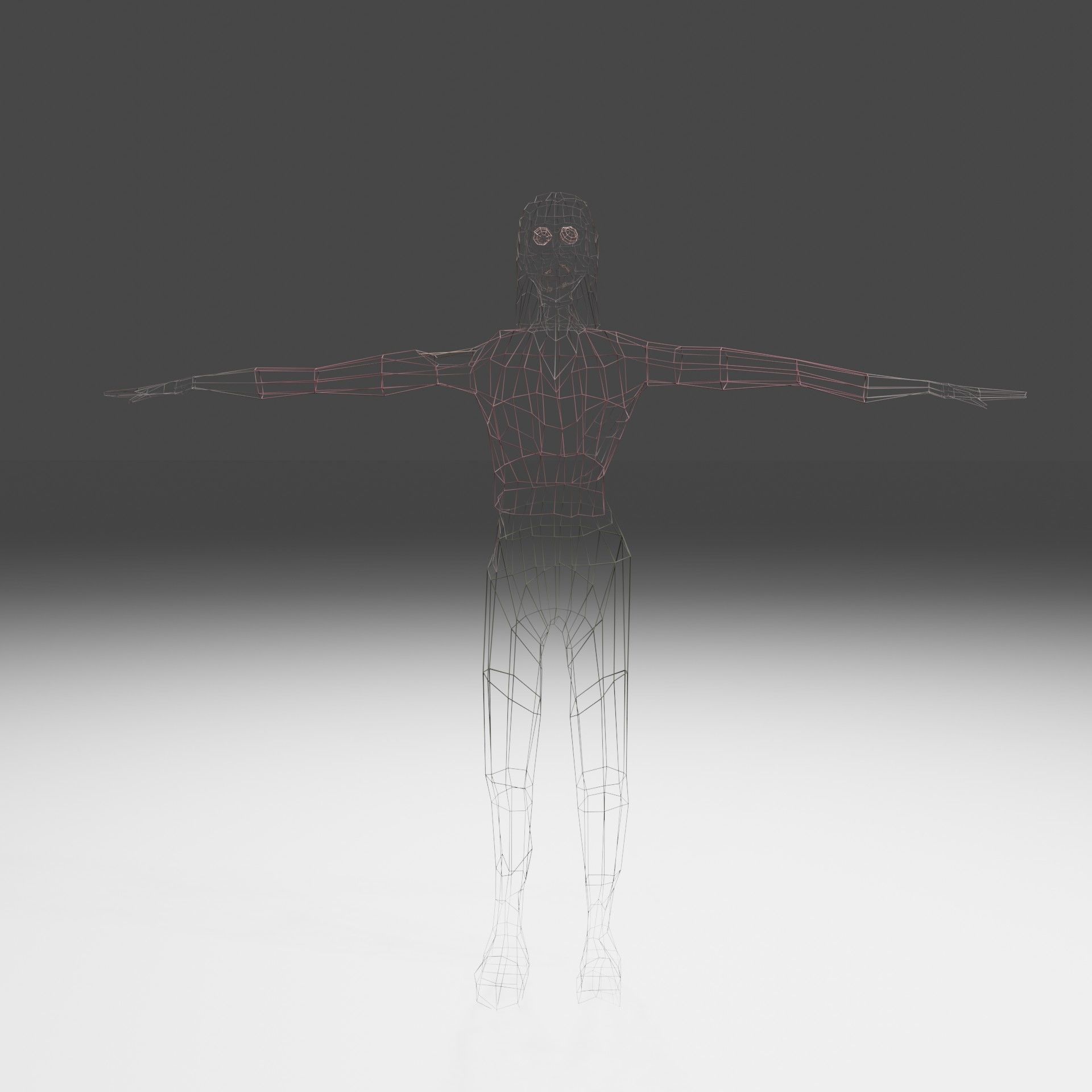 Female Zombie 02 Asset Rigged Unity FBX low-poly 3D model Low-poly 3D model_5