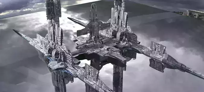 Unique Sci-Fi Tower Design 2 and 3