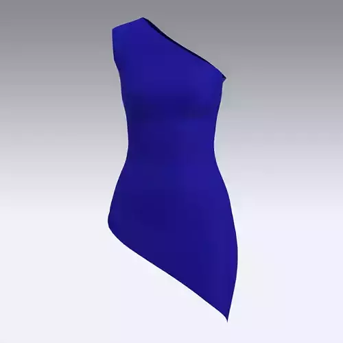 DRESS PURPLE  ASYMETRIC ONE SHOULDER 