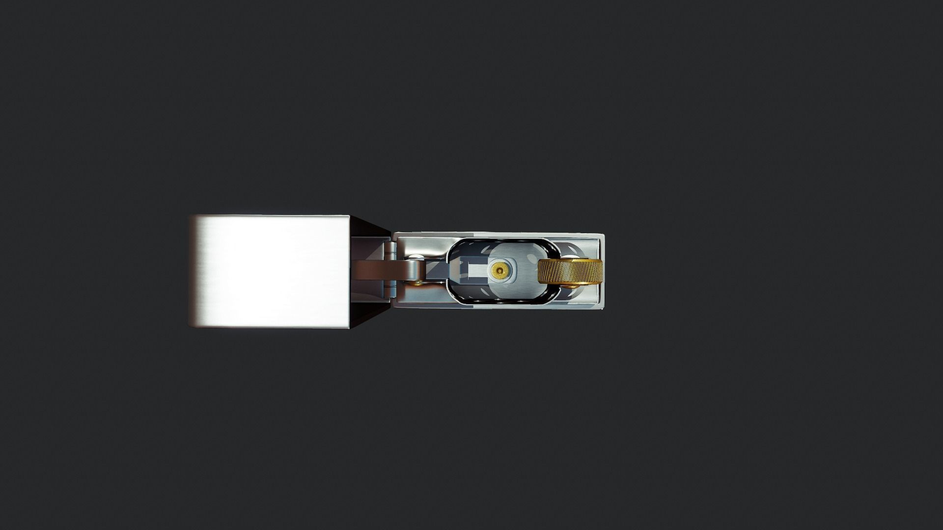 Zippo Lighter - Tutorial Included Low-poly 3D model_8