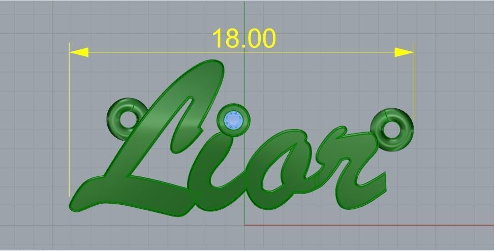 Pendant Liar Model 1222 3D print model_4