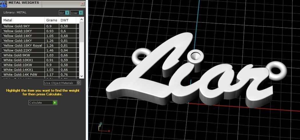 Pendant Liar Model 1222 3D print model_2