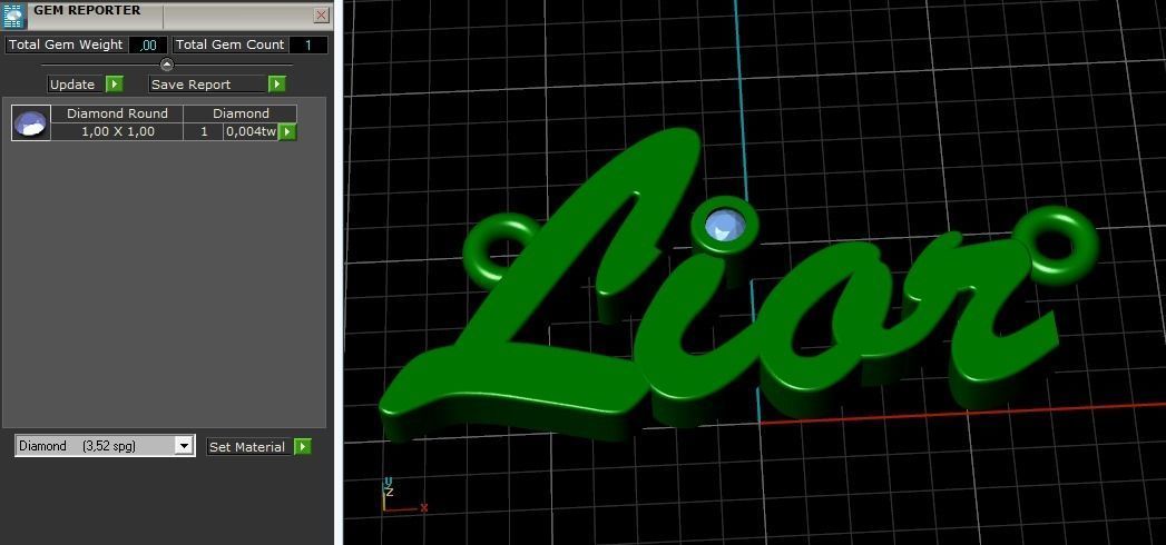 Pendant Liar Model 1222 3D print model_3