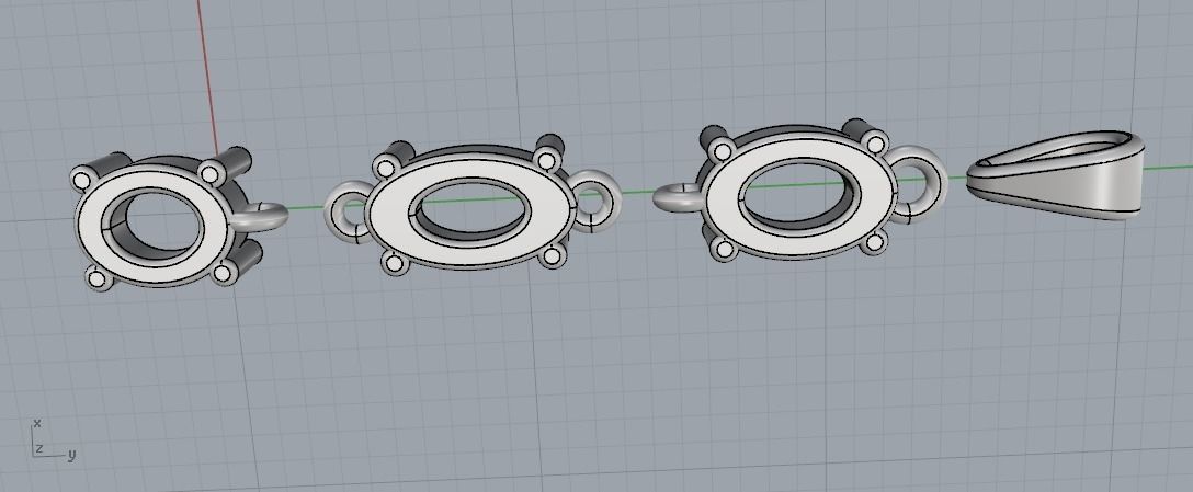 Pendant Model 1220 3D print model_8