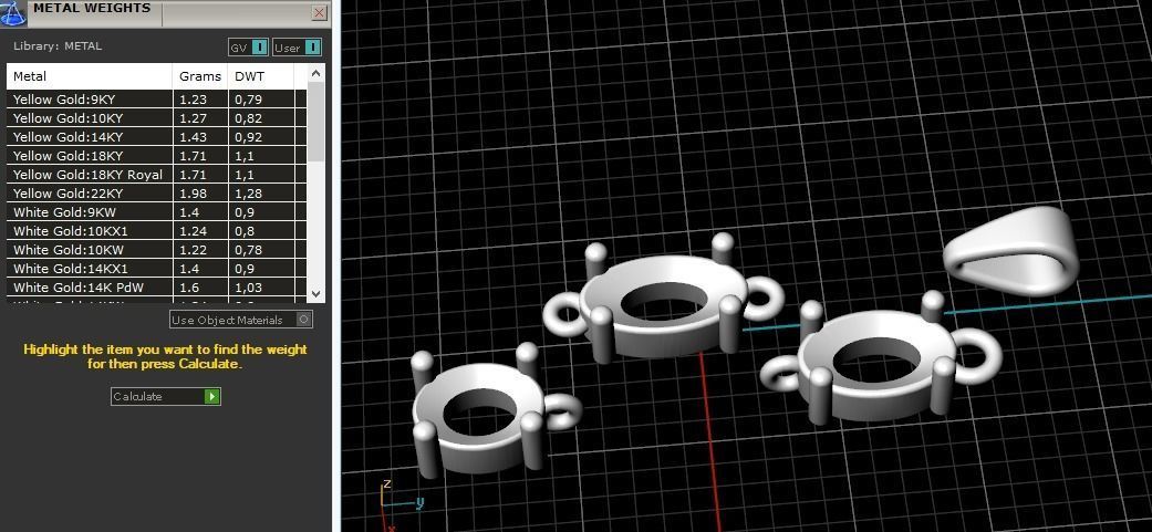 Pendant Model 1220 3D print model_2