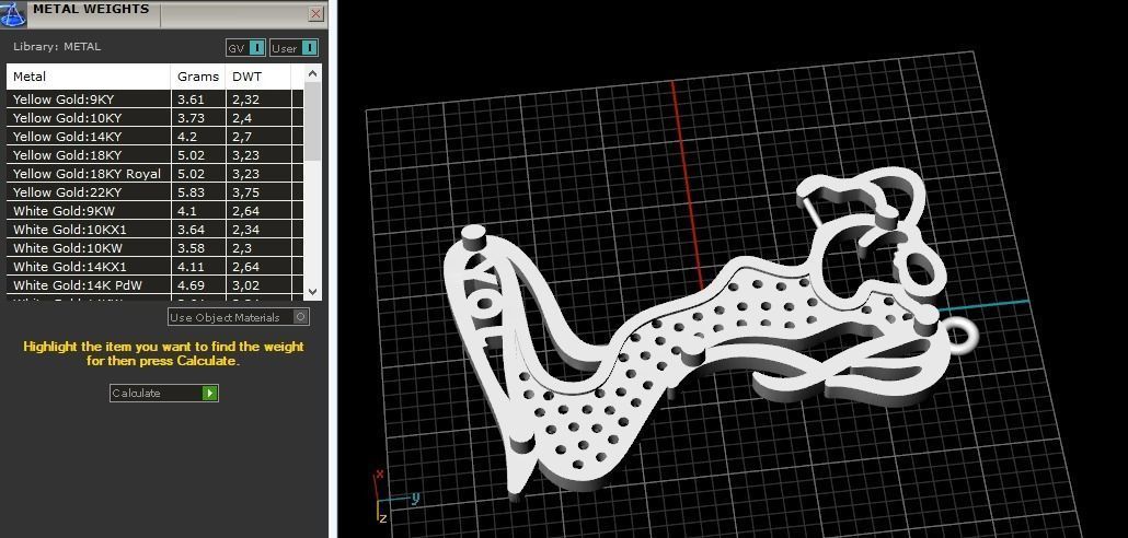 Pendant mother with child Model 1219 3D print model_2