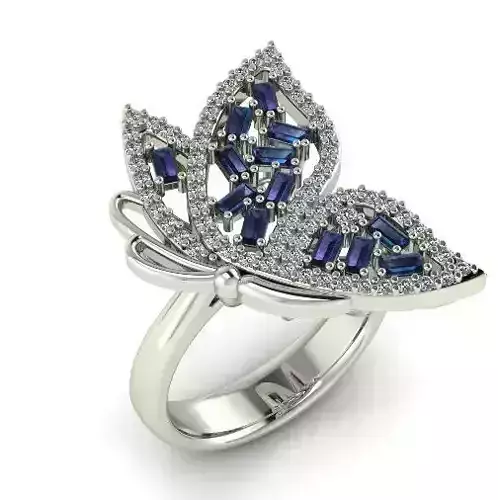 Butterfly ring Model 1215