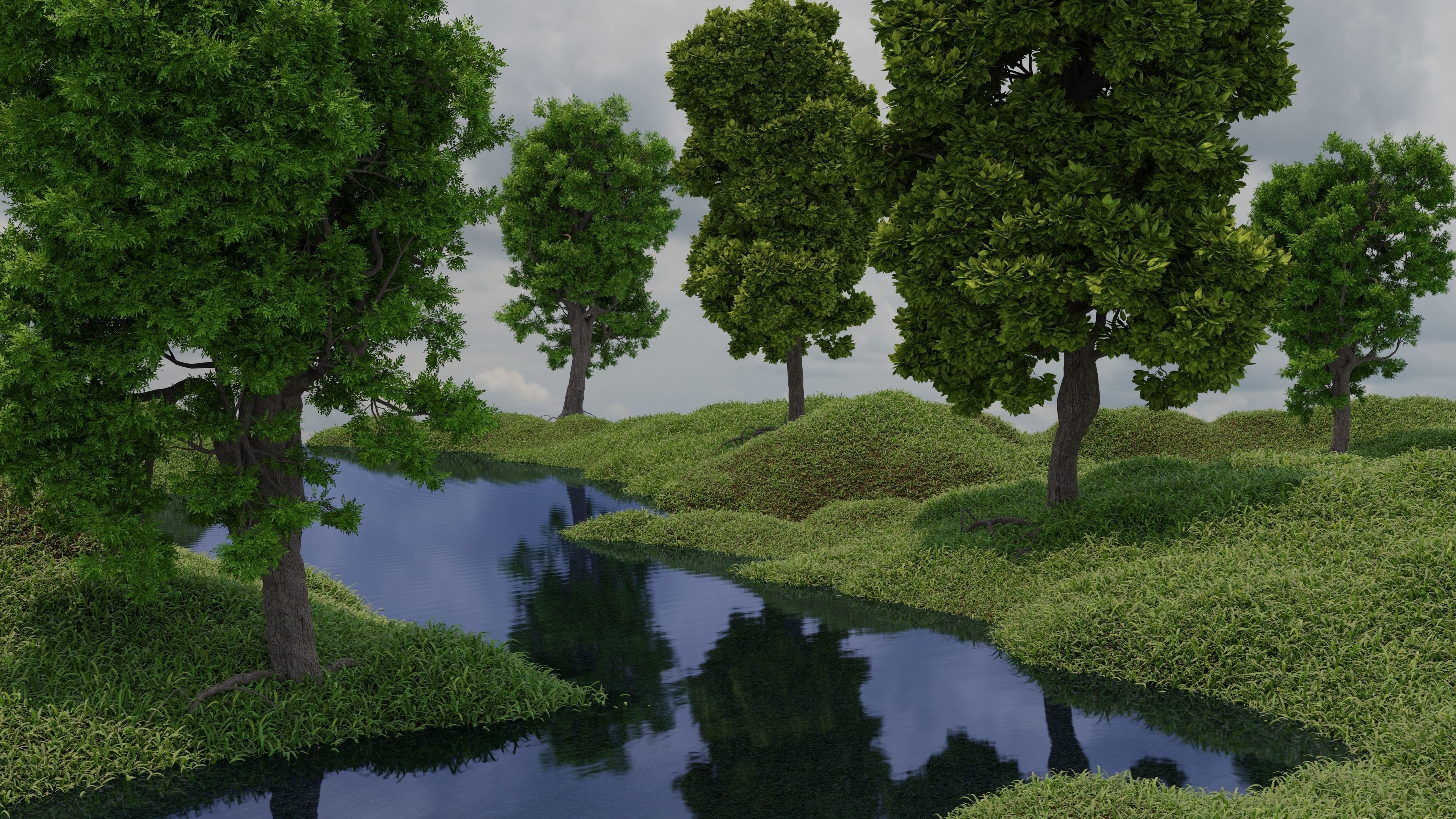 Ash-leaved tree ver 0-2 3D model_10