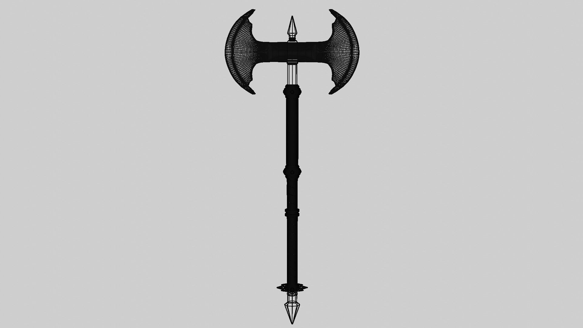 Battle axe - rust edition 3D model_7