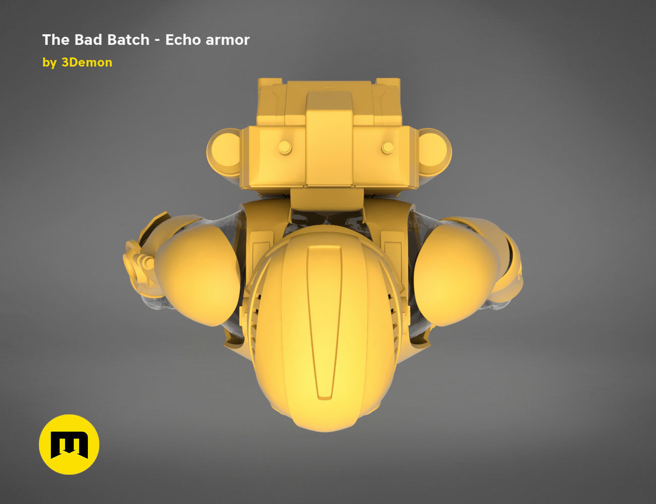 The Bad Batch Echo armor 3D print model_19