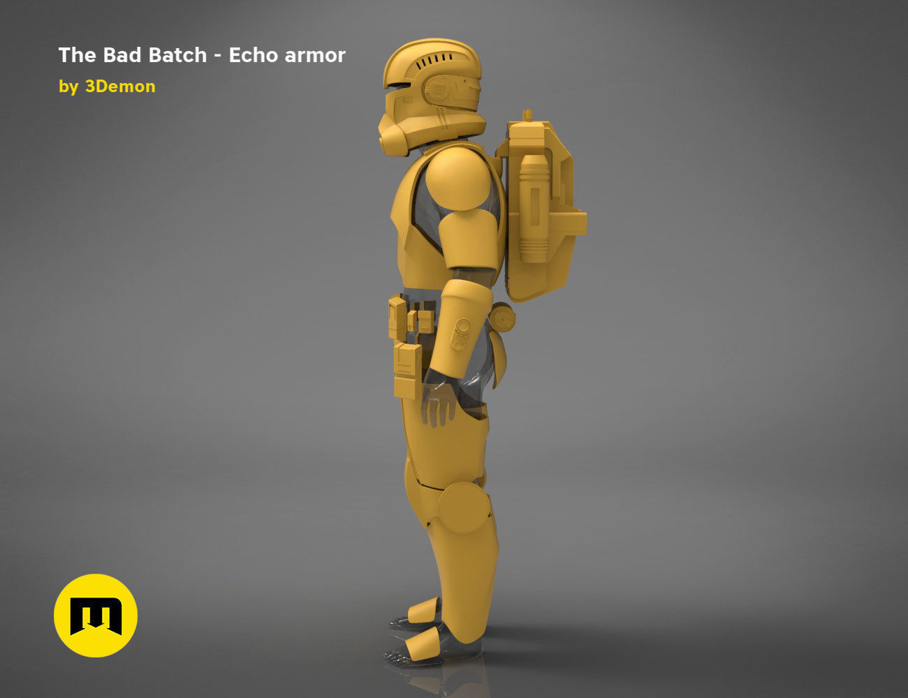 The Bad Batch Echo armor 3D print model_17
