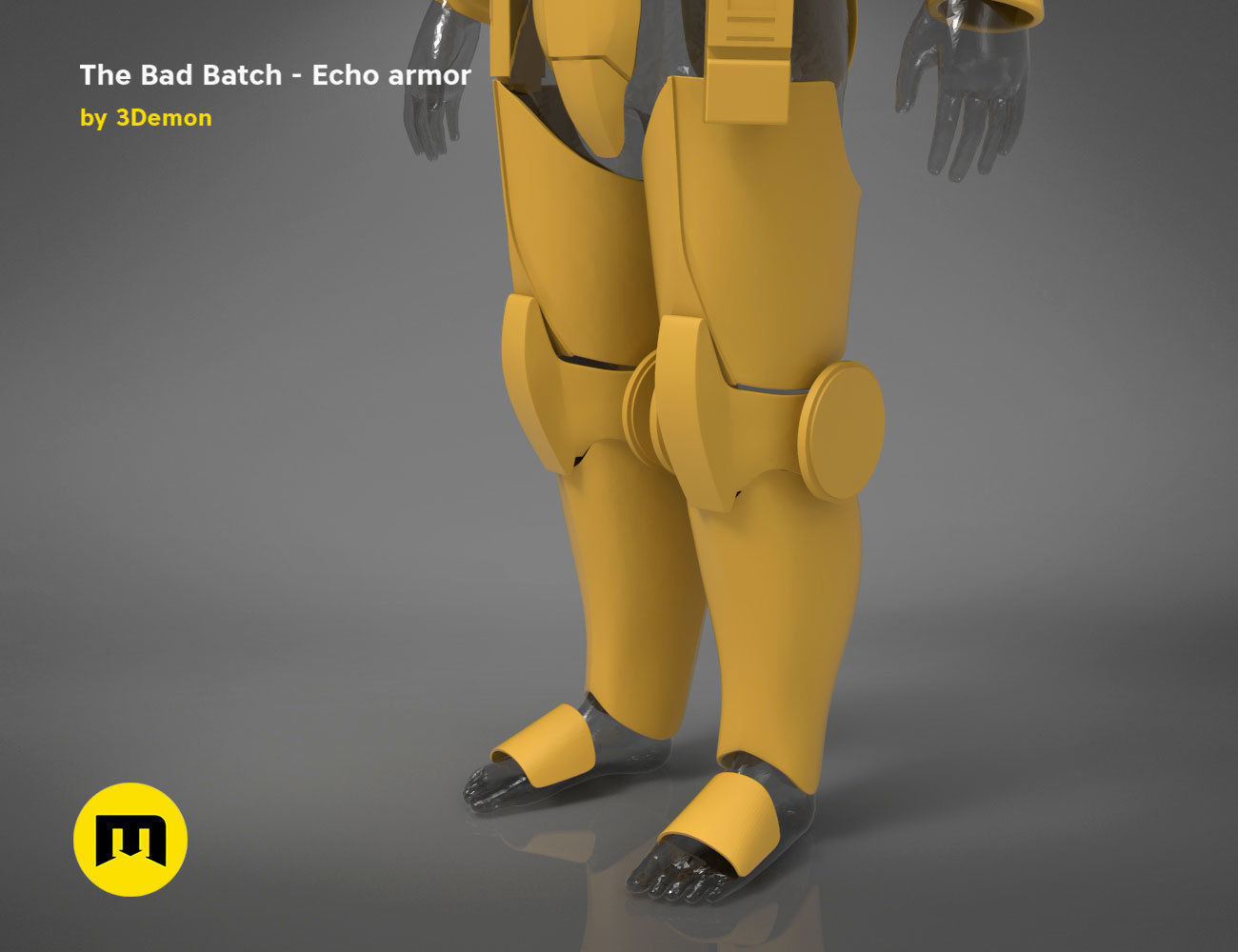 The Bad Batch Echo armor 3D print model_21