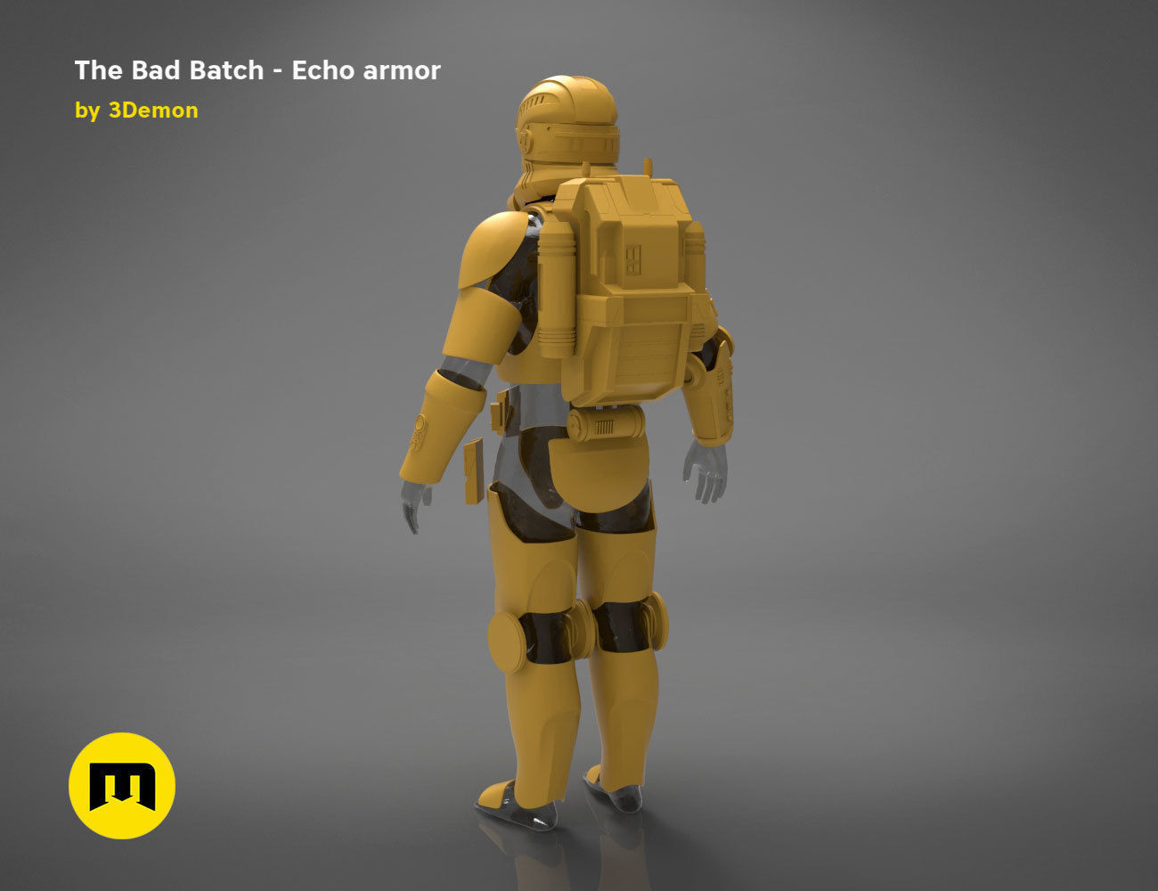 The Bad Batch Echo armor 3D print model_18