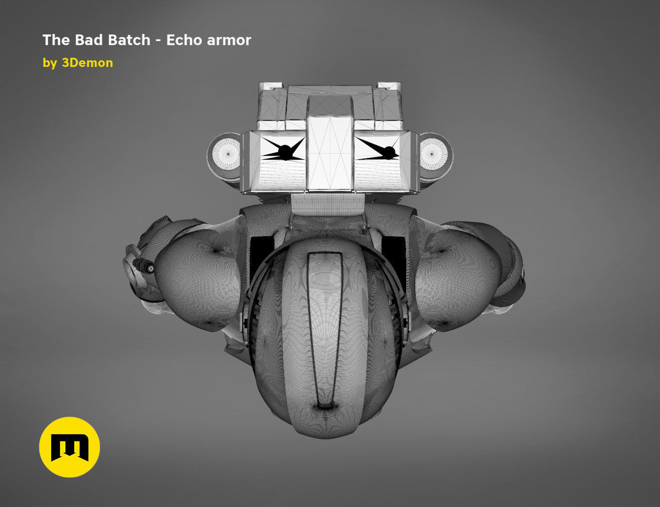The Bad Batch Echo armor 3D print model_26
