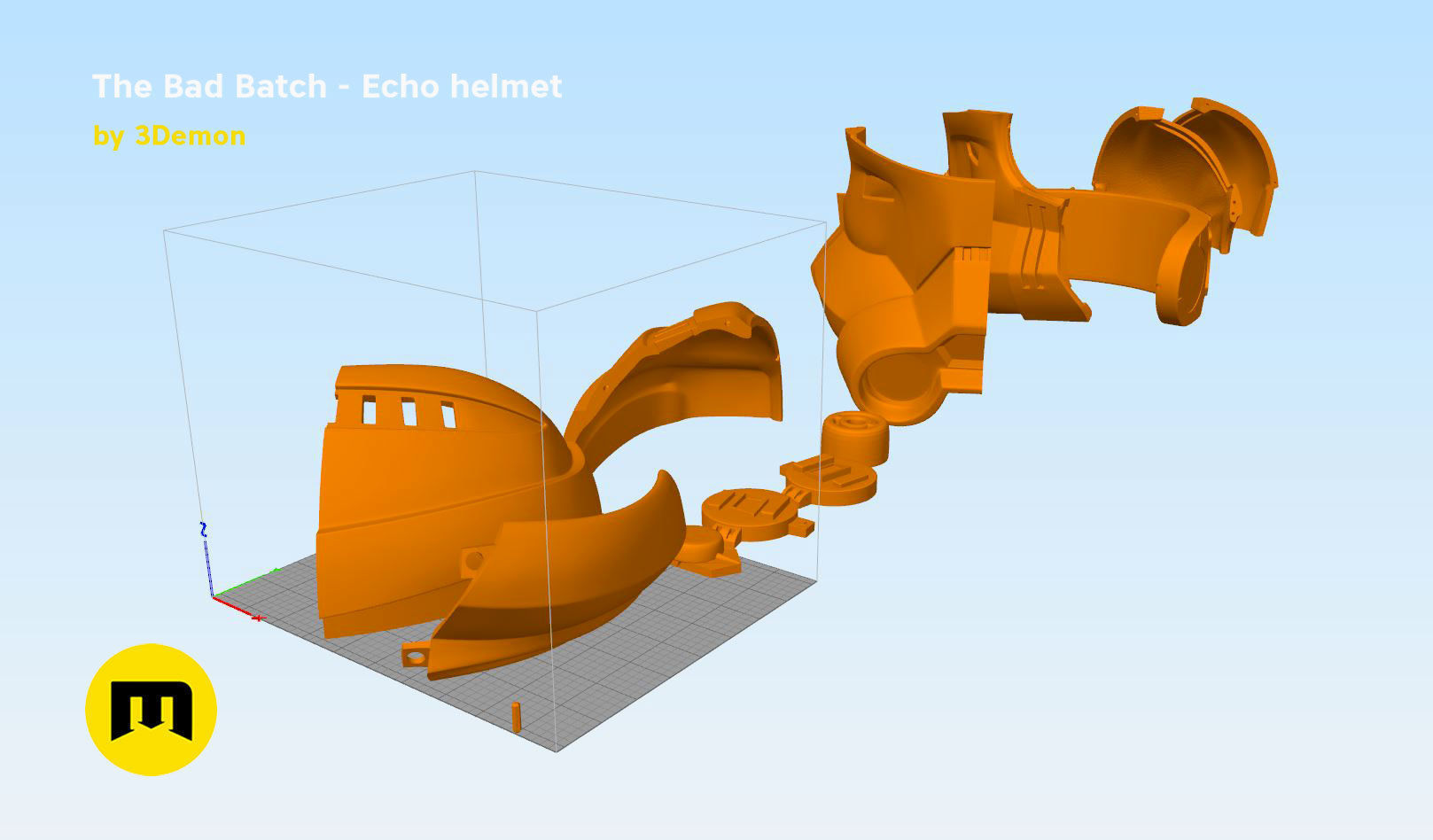 The Bad Batch Echo armor 3D print model_10