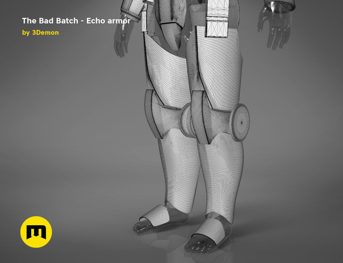 The Bad Batch Echo armor 3D print model_28