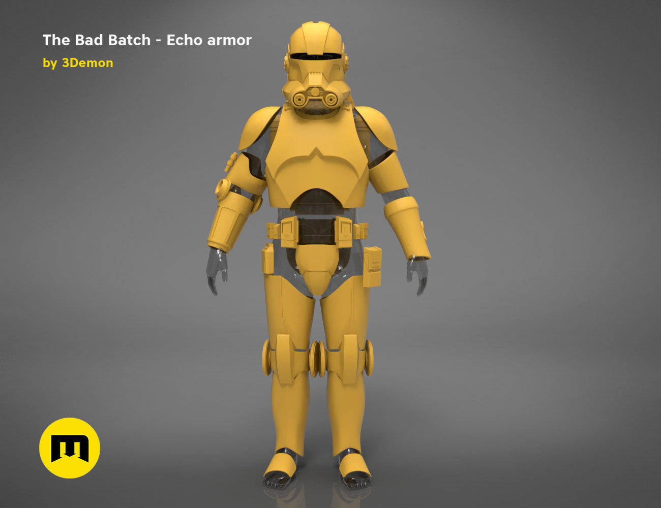 The Bad Batch Echo armor 3D print model_14