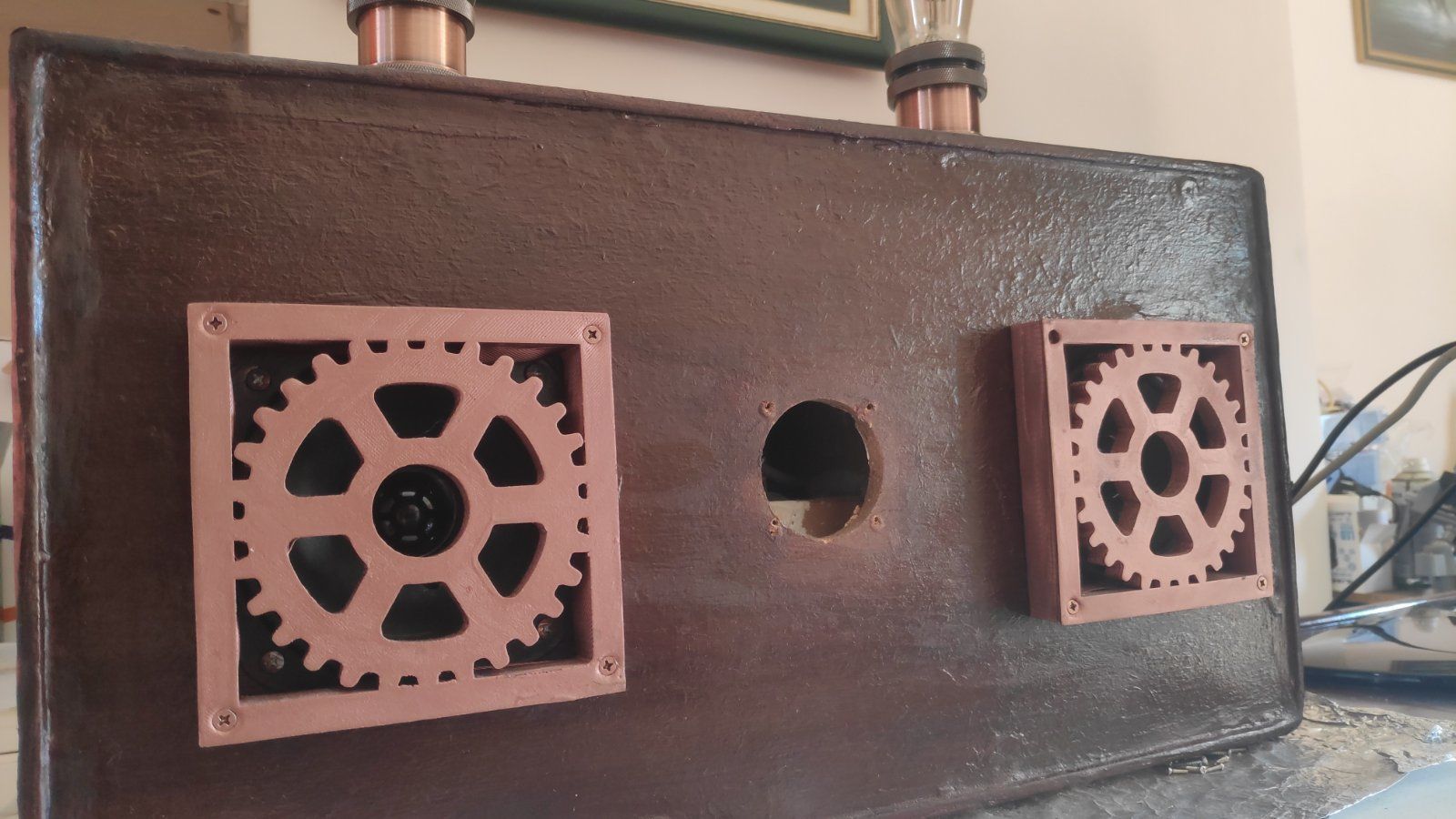 Cover for steampunk speakers 3D print model_6