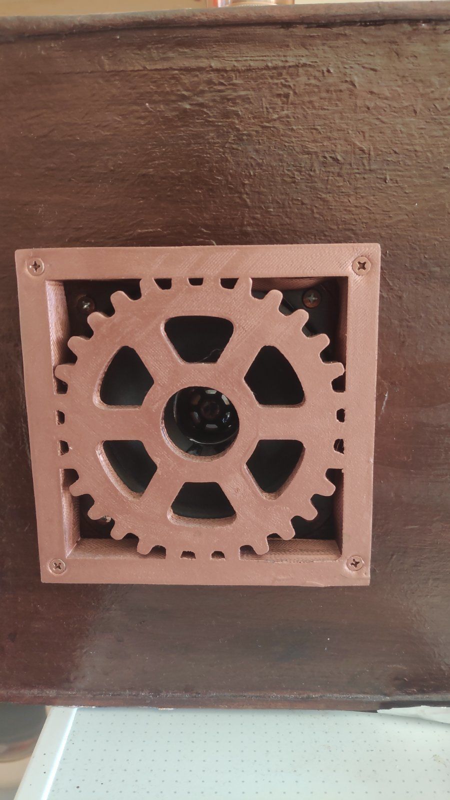 Cover for steampunk speakers 3D print model_1
