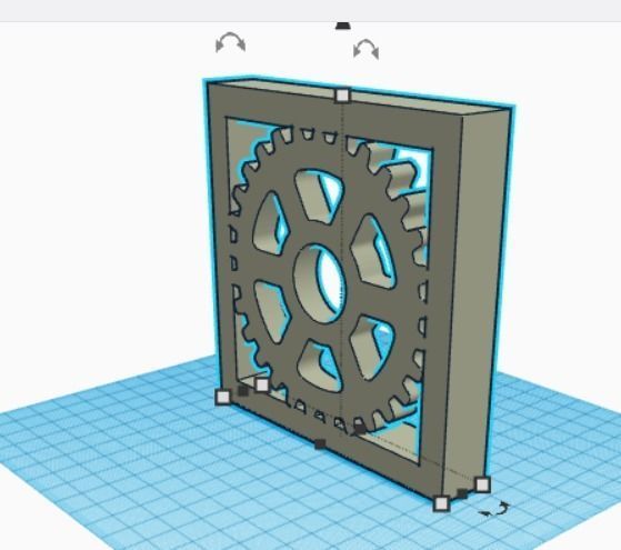 Cover for steampunk speakers 3D print model_5