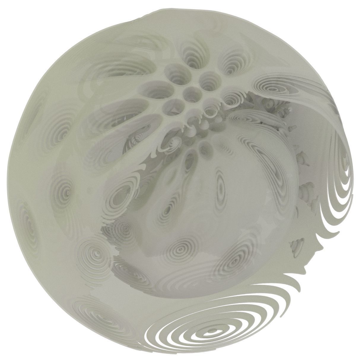Asteroid glass sculpture with swirls 3D model_8